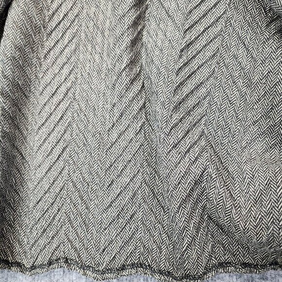 Komarov Sweater Jacket Women’s Small Black Gray‎ Knit Herringbone - Picture 7 of 13